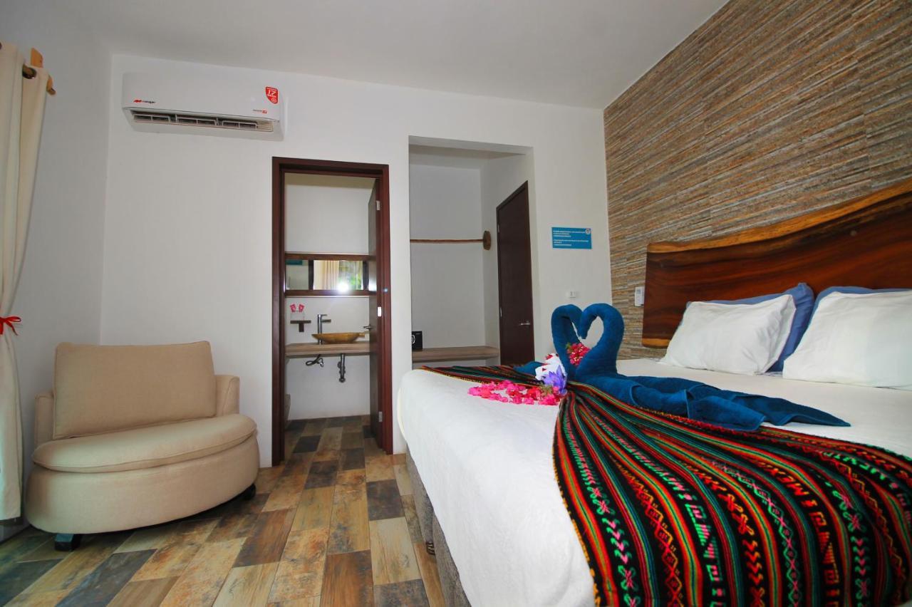 Hotel Pancho Villas Bacalar - Free Bikes And Paddles Exterior foto