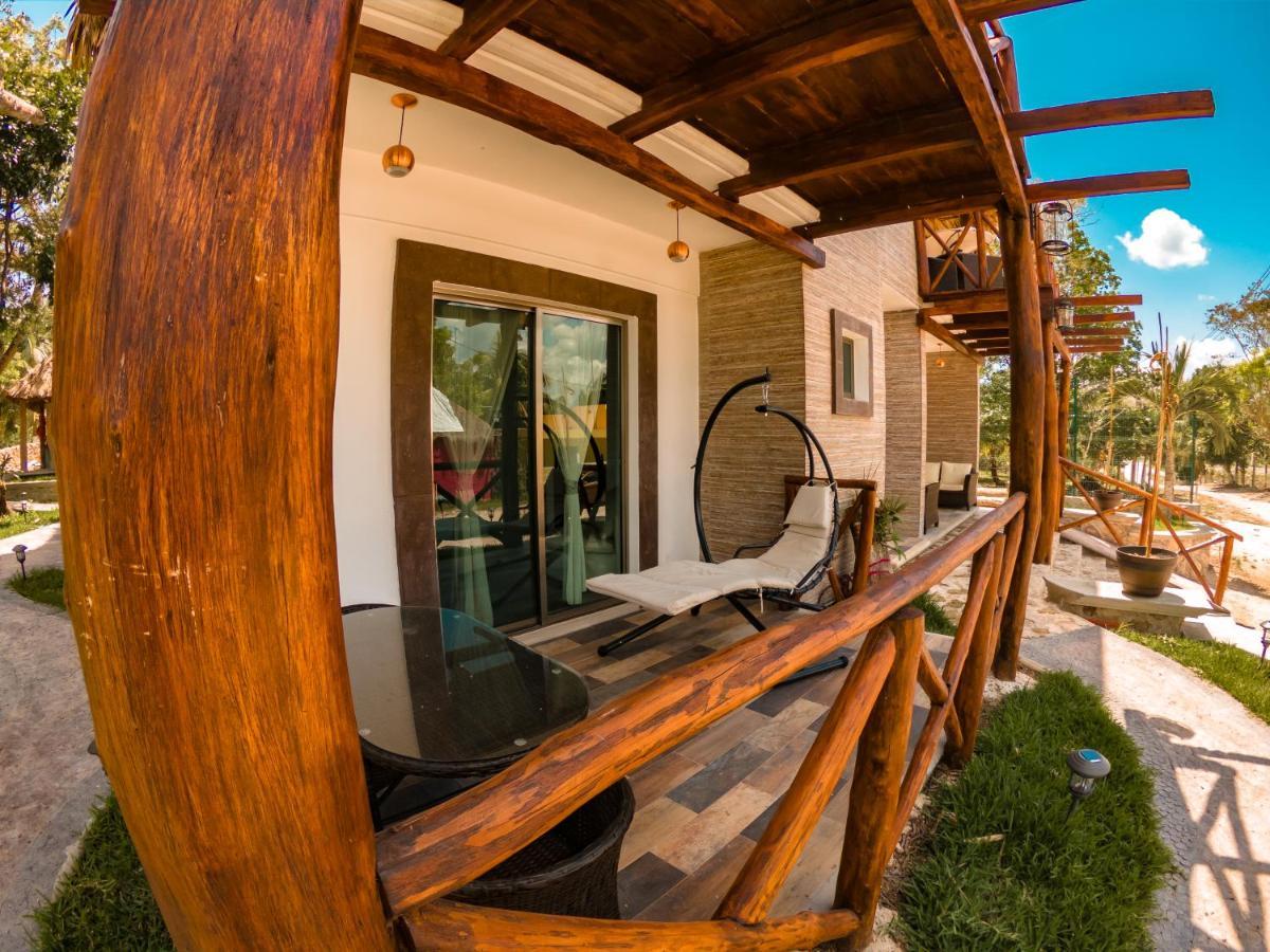 Hotel Pancho Villas Bacalar - Free Bikes And Paddles Exterior foto