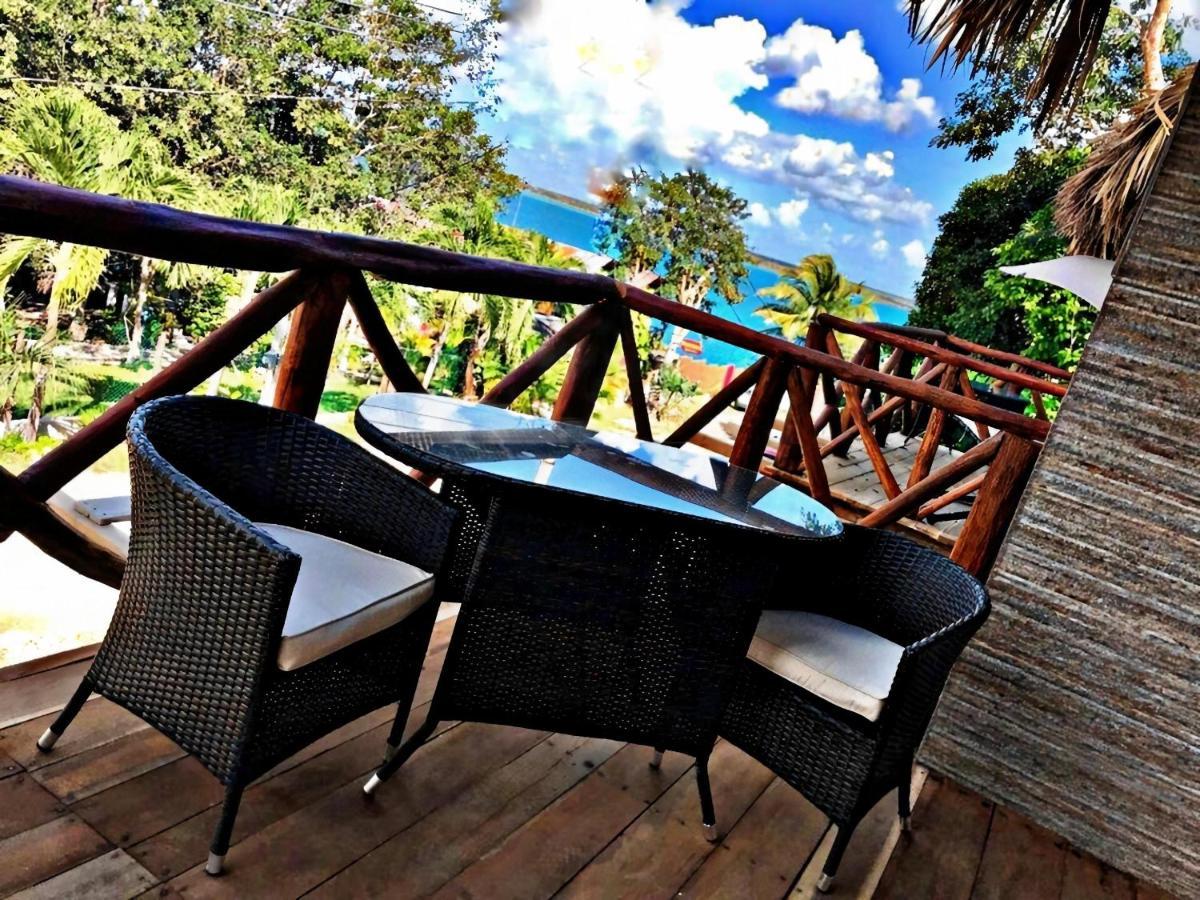 Hotel Pancho Villas Bacalar - Free Bikes And Paddles Exterior foto