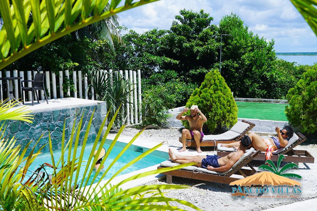 Hotel Pancho Villas Bacalar - Free Bikes And Paddles Exterior foto
