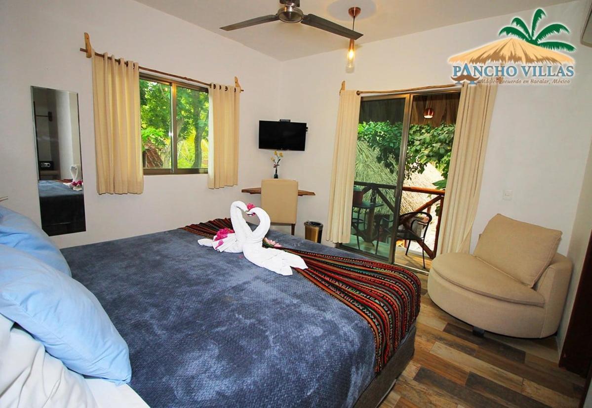 Hotel Pancho Villas Bacalar - Free Bikes And Paddles Exterior foto