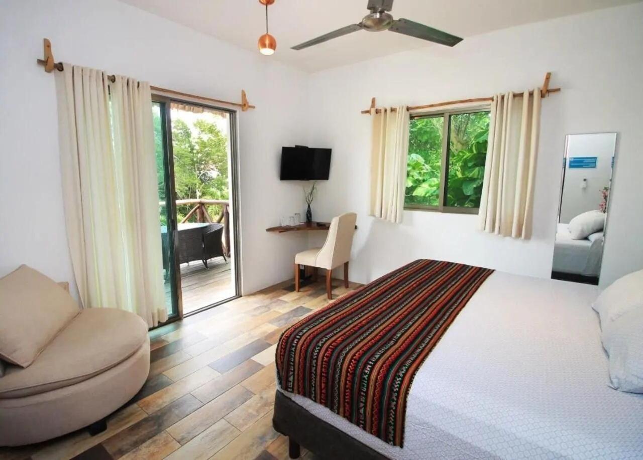 Hotel Pancho Villas Bacalar - Free Bikes And Paddles Exterior foto